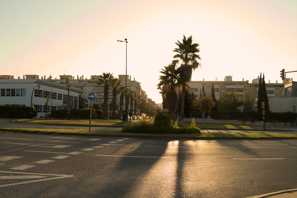Vista del barrio Cortijo Alto de Málaga